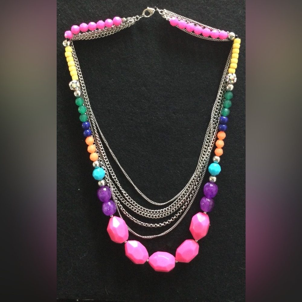 Vintage Multi Colorful Necklace
